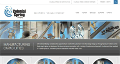 Desktop Screenshot of colonialspringco.com
